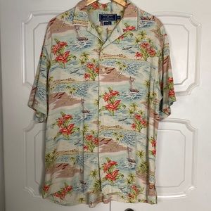 Hawaiian style Polo Sport Ralph Lauren shirt